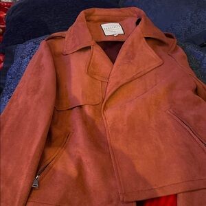 Bagatelle Women's Trench Coat in Rust